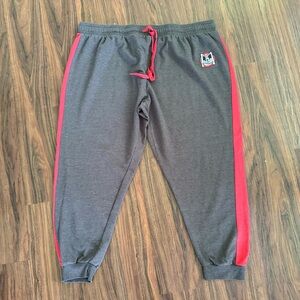 4/$45 Disney Park Mousketeer Joggers 3X Grey Red